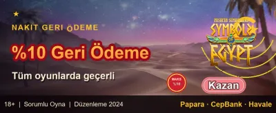 Haftalık VIP Cashback promotion banner